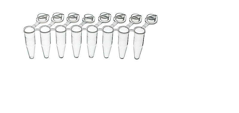 0.2 ml 8-Strip PCR Tube with Individually Attached Dome Caps