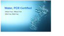 Water, PCR Certified